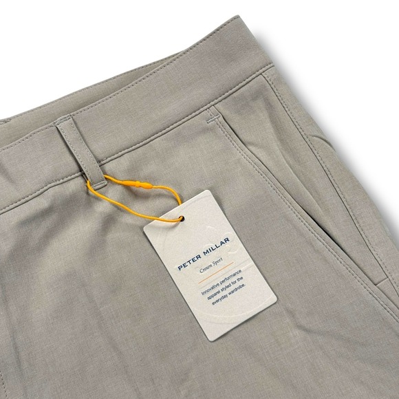 NWT Peter Millar Shackleford Performance Hybrid Short Mens Size 34 Khaki - $108 - Picture 4 of 14